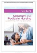 Test Bank for Maternity and Pediatric Nursing 4th Edition (LWW, 2020) by Ricci, Kyle and Carman, ISBN no; 9781975139766, all 30 Chapters Fully Covered (NEWEST 2025)