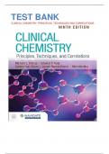 Test Bank for Clinical Chemistry Principles, Techniques, and Correlations 9th Edition by Michael L. Bishop| 9781284238860| All Chapters 1-31| LATEST