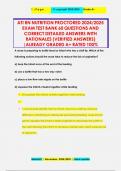 ATI RN NUTRITION PROCTORED 2024/2025 EXAM TEST BANK 60 QUESTIONS AND CORRECT DETAILED ANSWERS WITH RATIONALES (VERIFIED ANSWERS) |ALREADY GRADED A+ RATED 100%