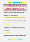 FTCE NAVAED MIDDLE GRADES ENGLISH 5-9 EXAM LATEST 2024-2025 ACTUAL EXAM QUESTIONS AND CORRECT DETAILED ANSWERS WITH RATIONALES RATED 100%