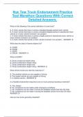 Nys Tow Truck Endorsement Practice Test Marathon Questions With Correct Detailed Answers. (1).pdf  1. Document information