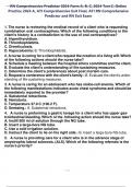 RN Comprehensive Predictor 2024 Form A, B, C, 2024 Test C, Online Practice 2024 A, ATI Comprehensive Exit Final, ATI RN Comprehensive Predictor and RN Exit Exam