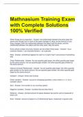 Mathnasium Training Exam with Complete Solutions 100% Verified 