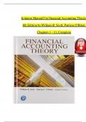 Solution Manual for Financial Accounting Theory 8th Edition by William Scott, Patricia O'Brien