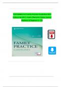 TEST BANKS For Family Practice Guidelines, 6th Edition by Jill C. Cash; Cheryl A. Glass, Verified Chapters 1 - 23, Complete Newest Version