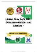 LJU4801 EXAM PACK 2025  {DETAILED QUESTIONS AND ANSWERS }