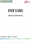 INF1505 MCQ Exam Pack 2025