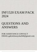 INF1520 Exam pack 2024(Questions and answers)