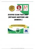 ECS3702 EXAM PACK 2025  {DETAILED QUESTIONS AND ANSWERS }