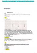 Relias Dysrhythmia Basic Test Answers 2024/2025.