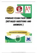 COM2602 EXAM PACK 2025  {DETAILED QUESTIONS AND ANSWERS }