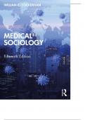 Test Bank for Medical Sociology 15th Edition By William Cockerham