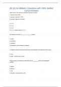 Bio Sci 93 Midterm 2 Questions with 100% Verified Correct Answers