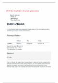 BIO 121 Case Study Module 1 with complete updated solutions;portage