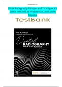 Dental Radiography: Principles and Techniques, 6th Edition Test Bank by Joen Iannucci, Laura Jansen Howerton