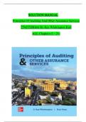 Solution Manual for Principles of Auditing and Other Assurance Services, 23rd Edition 2024, by Ray Whittington, Kurt Pany, All Chapters 1 - 21, Complete Newest Version