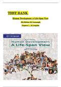 Test Bank for Human Development A Life-Span View 9th Edition By Robert V. Kail, John C. Cavanaugh ALL CHAPTERS COVERED ISBN:9781337554831