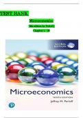 TEST BANK FOR MICROECONOMICS 7TH EDITION By jeffrey M. Perloff - ComPlete  All Chapters  ISBN:9780134899657