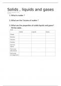 IGCSE 0620 Chemistry chapter 1 revision questions