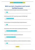 MUS 101 test 1 Questions and Correct  Verified Answers