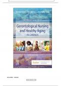 Test Bank For Ebersole and Hess' Gerontological Nursing & Healthy Aging, Canadian Edition, 3rd - 2023 All Chapters -