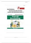 Solution Manual for Payroll Accounting 2024, 34th Edition by Bernard J. Bieg, Bridget Stomberg, Chapters 1 - 7, Complete Verified Newest Version