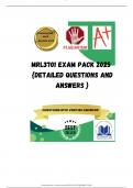 MRL3701 EXAM PACK 2025  {DETAILED QUESTIONS AND ANSWERS }