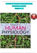  Test Bank for Principles of Human Physiology 6th Edition by Stanfield  Chapters 1 - 24