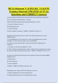 HCIA-Datacom V1.0 H12-811_V1.0-ENU  Training Material UPDATED ACTUAL  Questions and CORRECT Answers