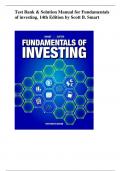 Test Bank & Solution Manual for Fundamentals of investing, 14th Edition by Scott B. Smart, All Chapters  ||Complete A+ Guide