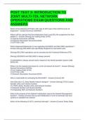 POST TEST 3- INTRODUCTION TO JOINT MULTI-TDL NETWORK OPERATIONS EXAM QUESTIONS AND ANSWERS