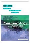 Pharmacology: A Patient-Centered Nursing Process Approach (9th Edition, 2017) PHARMACOLOGY 9TH EDITION MCCUISTION TEST BANK