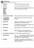 HESI Biology Qs ACTUAL QUESTIONS AND CORRECT ANSWERS 100% GRADE A+