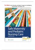 Test Bank for Safe Maternity and Pediatric Nursing Care 2nd Edition by Linnard-Palmer, All Chapters 1-38 || Complete Latest Guide A+ 2024|2025