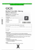 OCR GCSE (9–1) Mathematics J560/02 Paper 2 (Foundation Tier) Combined  Question Paper & Marking Scheme 