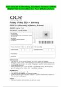 OCR GCSE (9–1) Chemistry A (Gateway Science) J248/03  (Higher Tier) Combined Question Paper & Marking Scheme