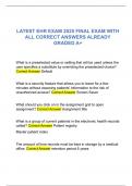 ELECTRONIC HEALTH RECORD LATEST EHR EXAM 2025 FINAL EXAM WITH  ALL CORRECT ANSWERS ALREADY  GRADED A+