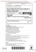 Pearson Edexcel GCSE 1GN0/1F German (2406) Paper 1F: Listening and understanding German Foundation Tier Merged Question Paper + Mark Scheme + Recording