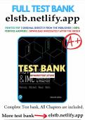 Test Bank for Advertising and IMC Principles and Practice 11th Edition Moriarty