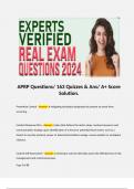 APRP Questions/ 163 Quizzes & Ans/ A+ Score Solution.  