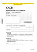 OCR GCSE (9–1) Citizenship Studies J270/02 Citizenship in action JUNE 2024 Question Paper and Mark Scheme