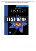 Test Bank for Campbell Biology 12th Edition (Pearson, 2021) by Lisa A. Urry, ISBN No; 9780135188743, Covering Chapters 1-56, Includes Rationales (NEWEST 2025 WATERMARKED)