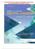 Test Bank for Darby & Walsh Dental Hygiene: Theory and Practice 6th Edition by Jennifer A. Pieren