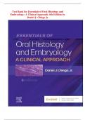 Test Bank for Essentials of Oral Histology and Embryology: A Clinical Approach. 6th Edition by Daniel J. Chiego Jr