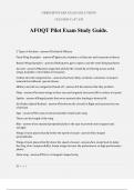 AFOQT Pilot Exam Study Guide.