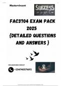 FAC3704 EXAM PACK 2025  {DETAILED QUESTIONS AND ANSWERS }