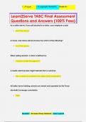 Learn2Serve TABC Final Assessment Questions and Answers (100% Pass)