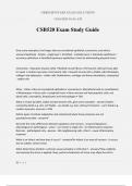 CSB520 Exam Study Guide