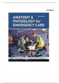 Test Bank for Anatomy & Physiology for Emergency Care, 3rd Edition by (Bledsoe/Martini/Bartholomew) ISBN: 9780135211458, All 20 Chapters Covered, Verified Latest Edition