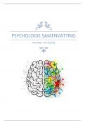 Samenvatting psychologie - mens & gedrag